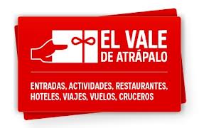 Tarjeta promo Atrápalo. El Vale de Atrápalo